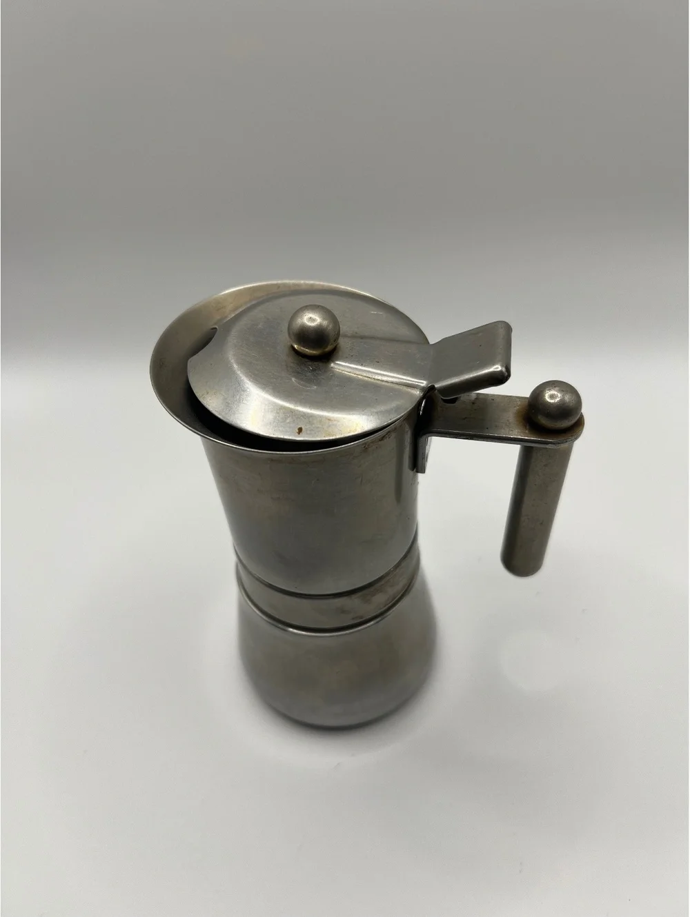 Vintage 18-10 Stainless Steel Single Cup Espresso Maker Made in Italy